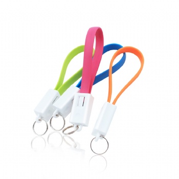 USB Charging Cable Keychain