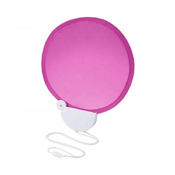 Nylon Folding Fan With Rope
