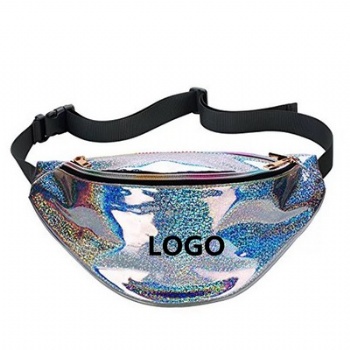 Laser glitter PU Waist Bag