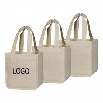Reusable canvas shopping bag