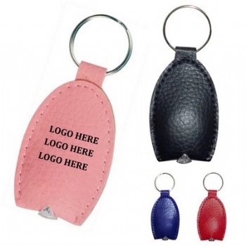 Classic Leather Keychain Flashlight