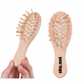 Portable Wooden Hair Brush
