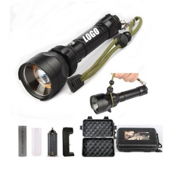 LED Tactical Flashlight With Battery Set