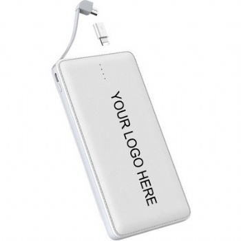 10000mAh Power Bank With Cable