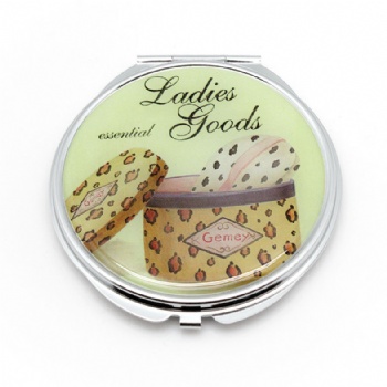 Double-Sided Metal Pocket Mirror