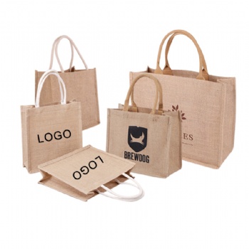 Jute Market Tote Grocery Bag