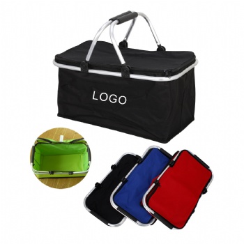 Collapsible Market Basket With Handles