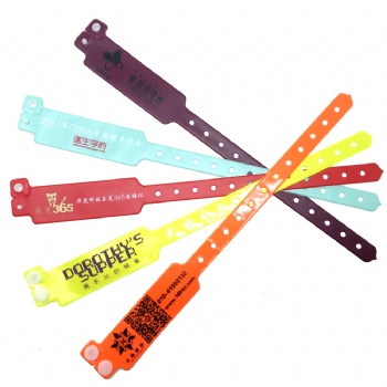 Adjustable Disposable Event PVC Wristband