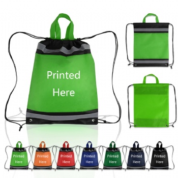 Reflective Drawstring Bag for Training and Workouts