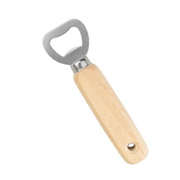 Bottle Opener with Wooden Handle