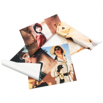 Full-color Sublimated Microfiber Cleaning Cloth