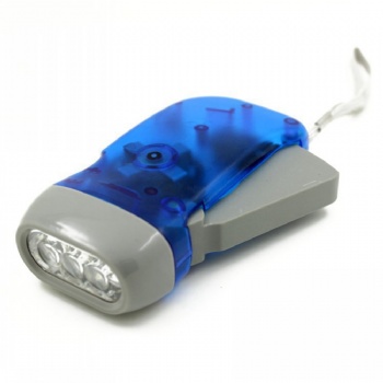 Hand Powered Emergency Flashlight