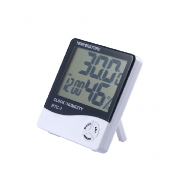 Digital Thermometer Hygrometer Clock